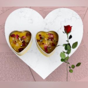 Rose & Crystal Candle - Love Manifested